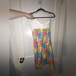 Strapless Lilly Pulitzer floral dress